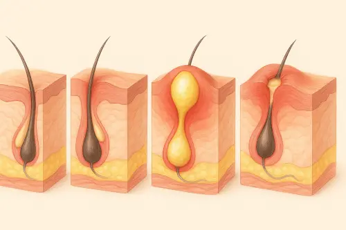 Симптоми фурункула і стадії розвитку